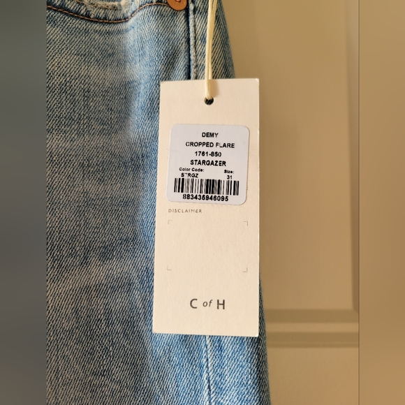 NWT Citizens of Humanity Demy Cropped Flare Jeans Size 31 - Picture 9 of 14